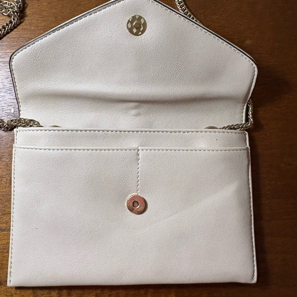 Danielle Nicole Chic Cream Crossbody Bag with Gold Accents - Picture 2 of 7